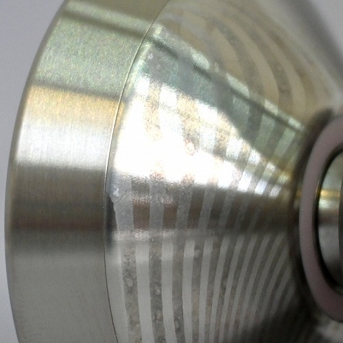 品番44】ダマスカス（RAW＆ホワイトアルミニウム）＆レザーケース