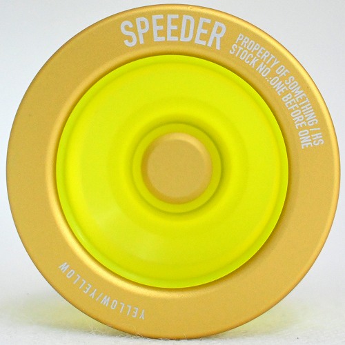 品番104】スピーダー（クリアイエロー×マットゴールドリム） | 全ての