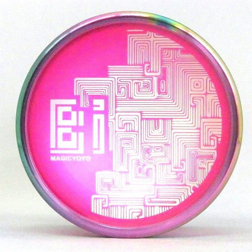 【品番39】ビーアイ（ピンク×レインボーリム）