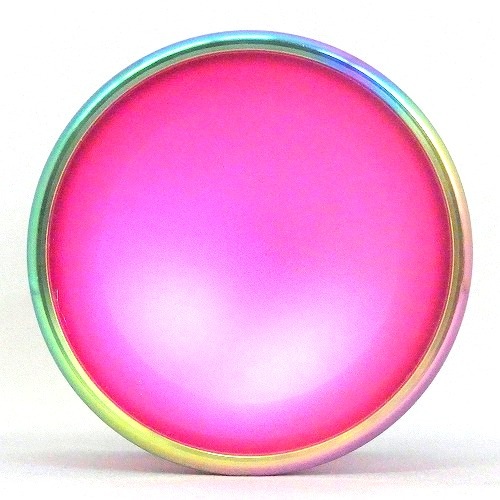 【品番39】ビーアイ（ピンク×レインボーリム）