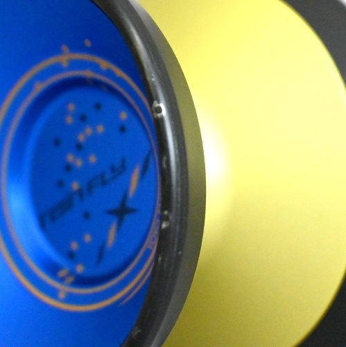 品番72】レインフライ（ブルー×イエローボディ×ブラックリム） | 全て