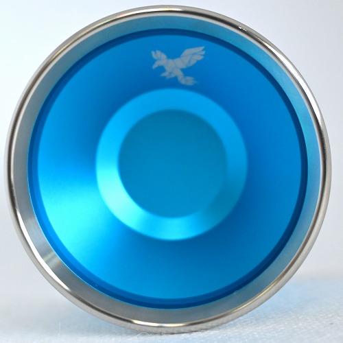 品番77】ペレグリンX（ライトブルー×シルバーリム）【Azure w Raw ring