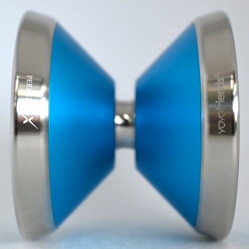 品番77】ペレグリンX（ライトブルー×シルバーリム）【Azure w Raw ring