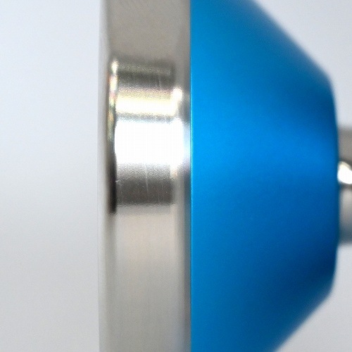 品番77】ペレグリンX（ライトブルー×シルバーリム）【Azure w Raw ring