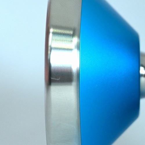 品番77】ペレグリンX（ライトブルー×シルバーリム）【Azure w Raw ring