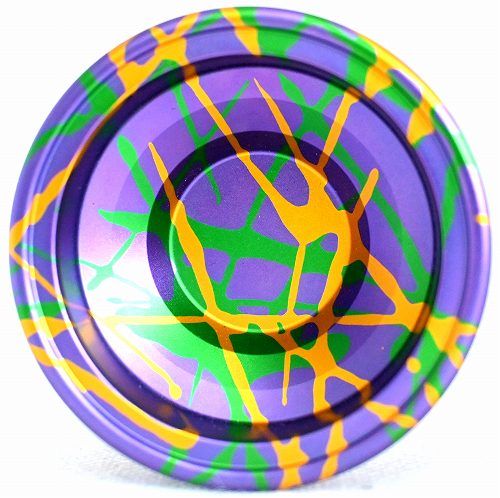 【品番97】ウルトラカット（パープル×グリーン×ゴールドスプラッシュ）