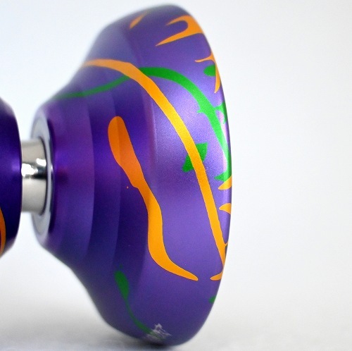 【品番97】ウルトラカット（パープル×グリーン×ゴールドスプラッシュ）