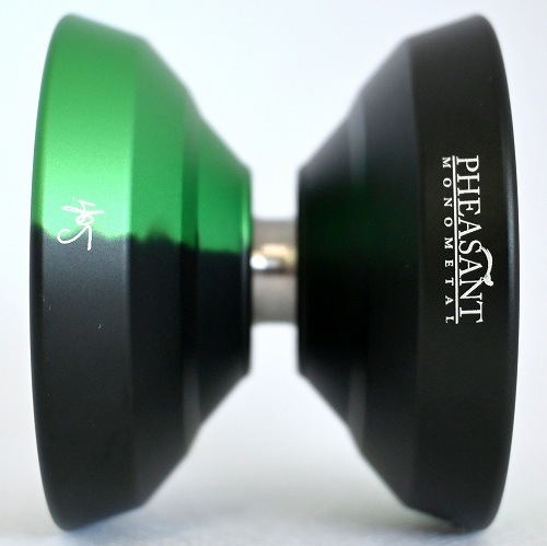 品番96】フェーザント モノメタル（ブラック×グリーンフェード