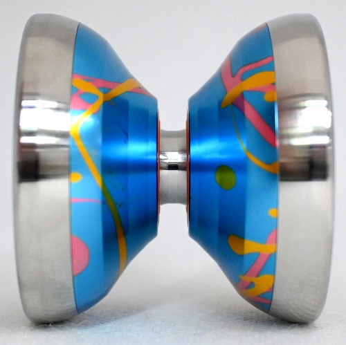 品番58】カウンタージェット（ブルー×イエロー×ピンクスプラッシュ