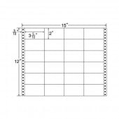M15W ナナフォーム Mタイプ 500折 連続ラベル 剥離紙白 東洋印刷|ナナフォーム　Mタイプ|OAラベル