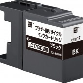エコリカ LC17BK 互換リサイクルインクカートリッジ ECI-BR17B （取寄品）|ブラザー|インクカートリッジ
