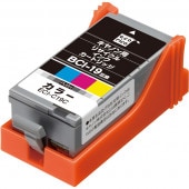 エコリカ BCI-19CLR  互換リサイクルインクカートリッジ ECI-C19C （取寄品）|キヤノン|インクカートリッジ