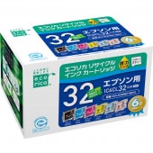 エコリカ IC6CL32 互換リサイクルインクカートリッジ ECI-E326P/BOX （取寄品）|エプソン|インクカートリッジ