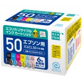 エコリカ IC6CL50 互換リサイクルインクカートリッジ ECI-E506P/BOX （取寄品）|エプソン|インクカートリッジ