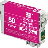 エコリカ ICM50 互換リサイクルインクカートリッジ ECI-E50M （取寄品）|エプソン|インクカートリッジ