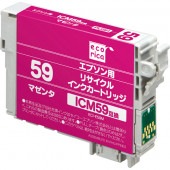 エコリカ ICM59 互換リサイクルインクカートリッジ ECI-E59M （取寄品）|エプソン|インクカートリッジ
