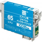 エコリカ ICC65 互換リサイクルインクカートリッジ ECI-E65C （取寄品）|エプソン|インクカートリッジ