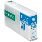 エコリカ ICC92L 互換リサイクルインクカートリッジ ECI-E92L-C （取寄品）|エプソン|インクカートリッジ