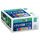 エコリカ ITH-6CL 互換リサイクルインクカートリッジ ECI-EITH-6P （取寄品）|エプソン|インクカートリッジ