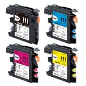 �֥饶���б� �ץ쥸���� LC111-4PK�ߴ����� 4���ѥå� PLE-BR1114P