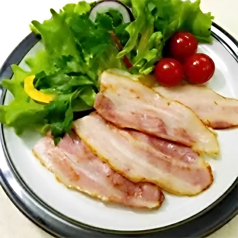【タケダハム】国産豚肉使用 熟成ベーコン(80g)