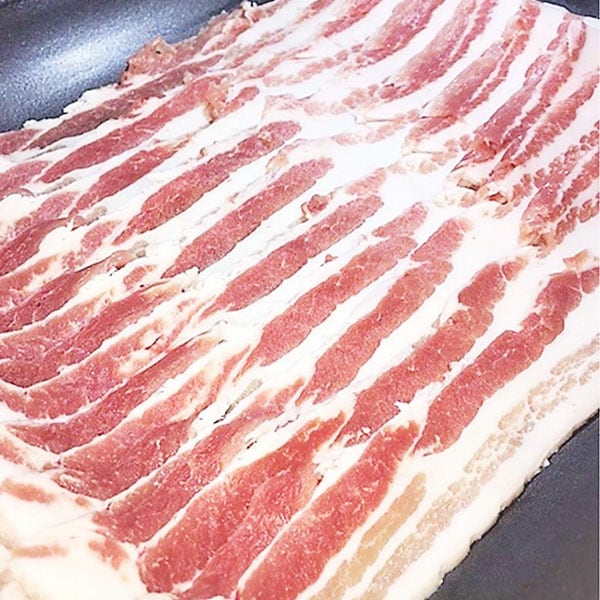 【肉の大場】米澤豚一番育ち バラスライス　約1ｋｇ　（500g×2）
