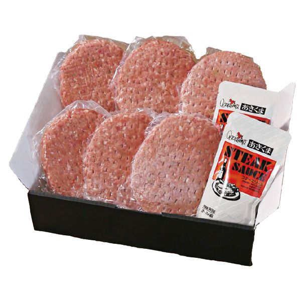 【あさくまお中元】あさくまハンバーグ180g×6個