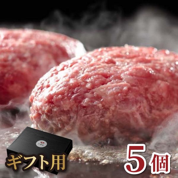 【鏡山牧場】ギフト 八崎牛のハンバーグ 120g×5個