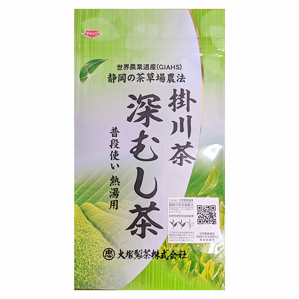 【大塚製茶】静岡の茶草場農法 掛川深むし茶･普段使い熱湯用300ｇ