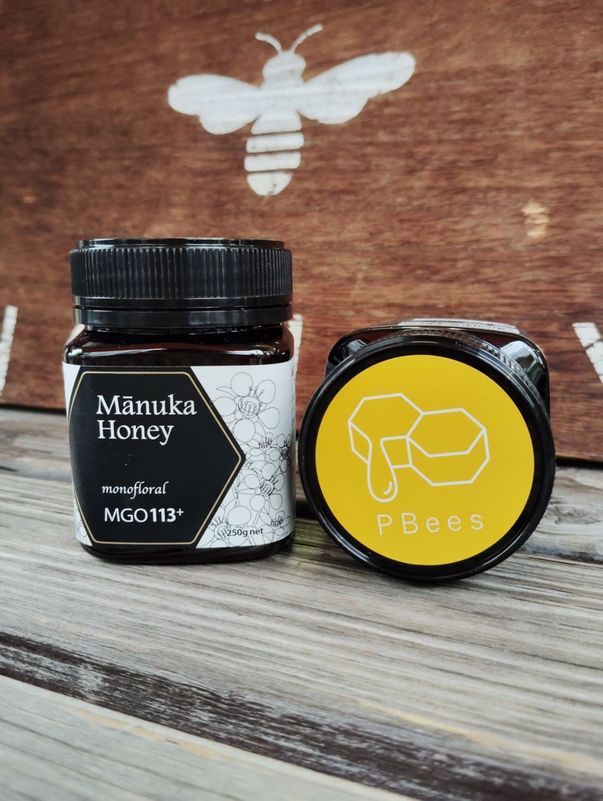 【神楽坂ピービーズ】マヌカハニー MGO113+ (1瓶)