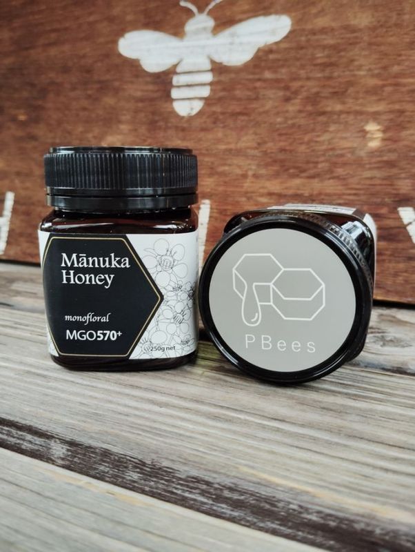 【神楽坂ピービーズ】マヌカハニー MGO570+（１瓶）