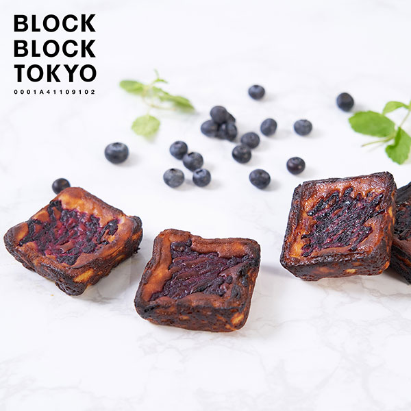 【BLOCK BLOCK TOKYO】 バスクチーズケーキ（カシス）  ４個