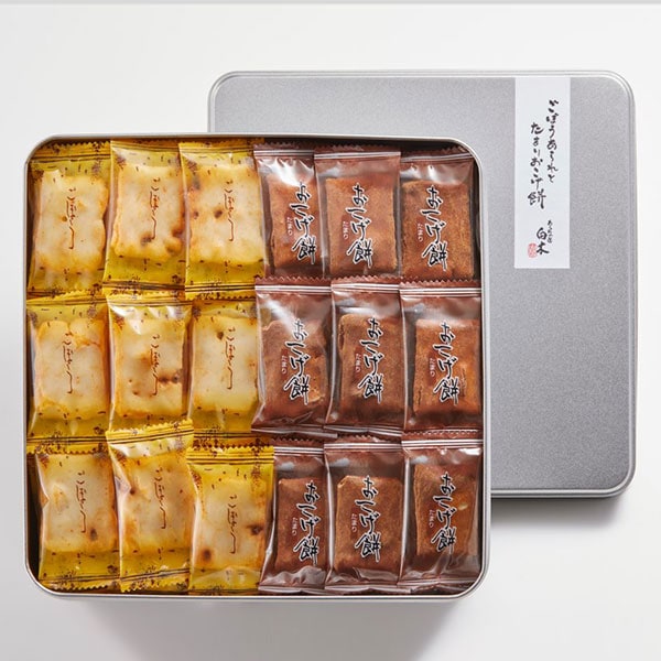 白木】 ごぼうとたまりおこげ餅（大缶）630g