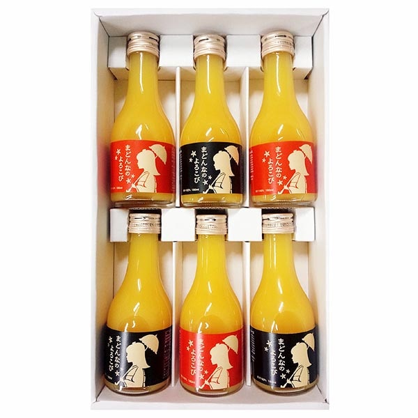 【BEMAC】まどんなのよろこびジュース180ｍｌ 6本入り