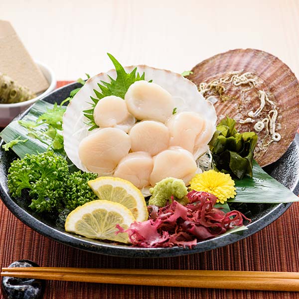 ヤマトサカナ】生食用 ホタテ貝柱 1kg