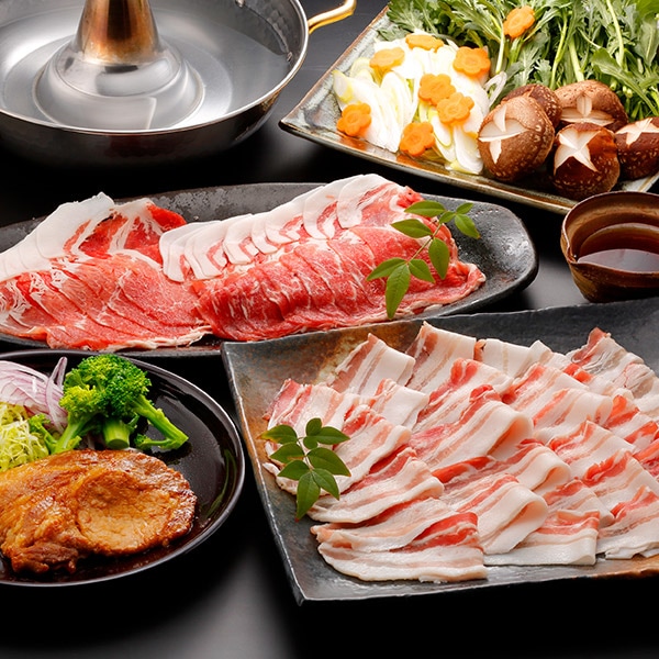 【南州農場】かごしま黒豚 しゃぶしゃぶ・味噌漬け詰合せ