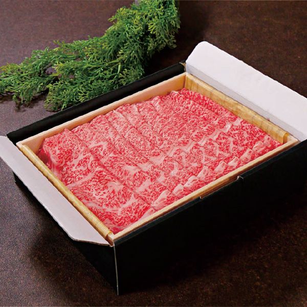 【あさくま冬ギフト2025-2026】黒毛和牛肩ロース（A4ランク）　鹿児島黒牛しゃぶしゃぶ・すき焼き用　500ｇ