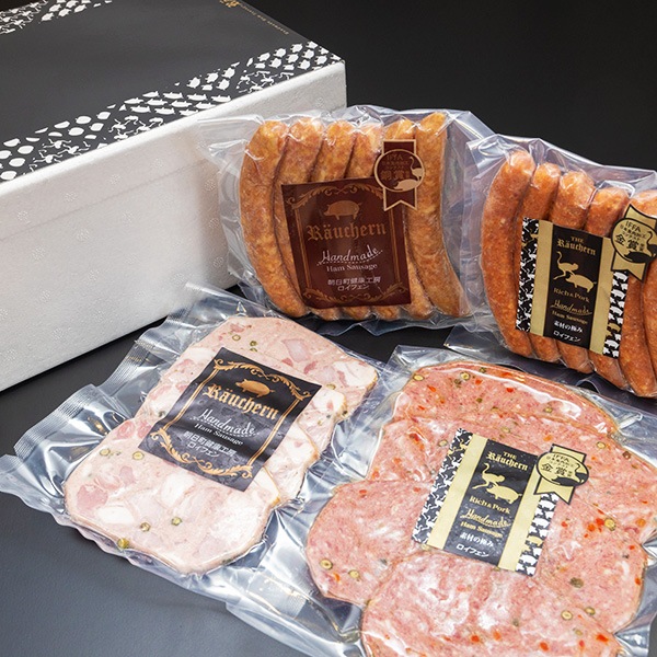 【ロイフェン】ダチョウ・豚加工品 食べ比べセット【ギフト用】