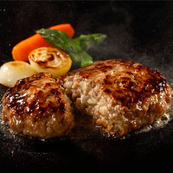 【うぃず】袋のままレンジで簡単!ハンバーグセット 100g×各4