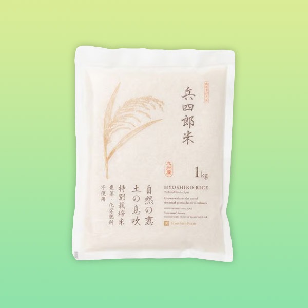 【兵四郎ファーム】兵四郎米 ミルキークイーン 1㎏(白米) -和紙真空パック-