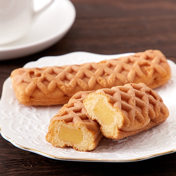 【天然生活】クリームinスティックワッフル10本