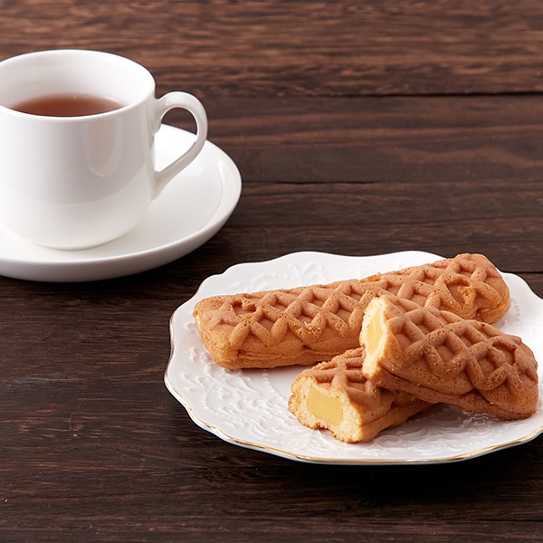 【天然生活】クリームinスティックワッフル10本