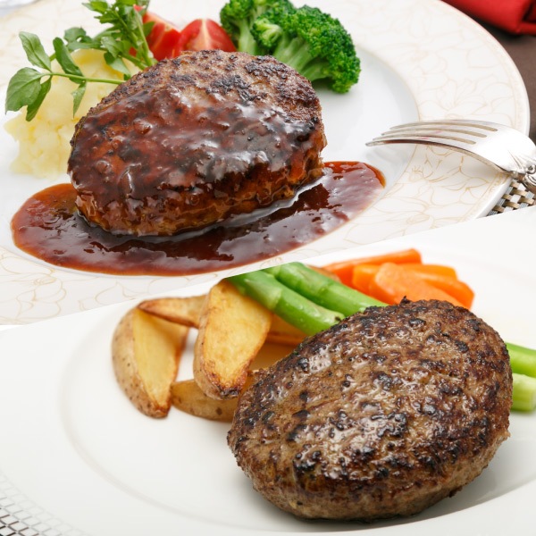 【ラ・ベットラ・ダ・オチアイ】落合シェフ監修　2種のハンバーグ食べ比べセット