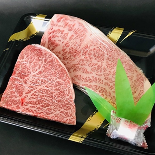 【佐藤精肉店】最高級銘柄「仙台牛」ステーキ2種贅沢食べ比べセット(サーロイン・200g1枚、ランイチ・150g1枚)