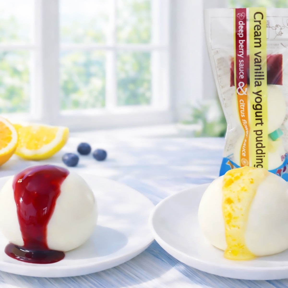 【牧家】プリン2個入り＆飲むヨーグルト4本セット