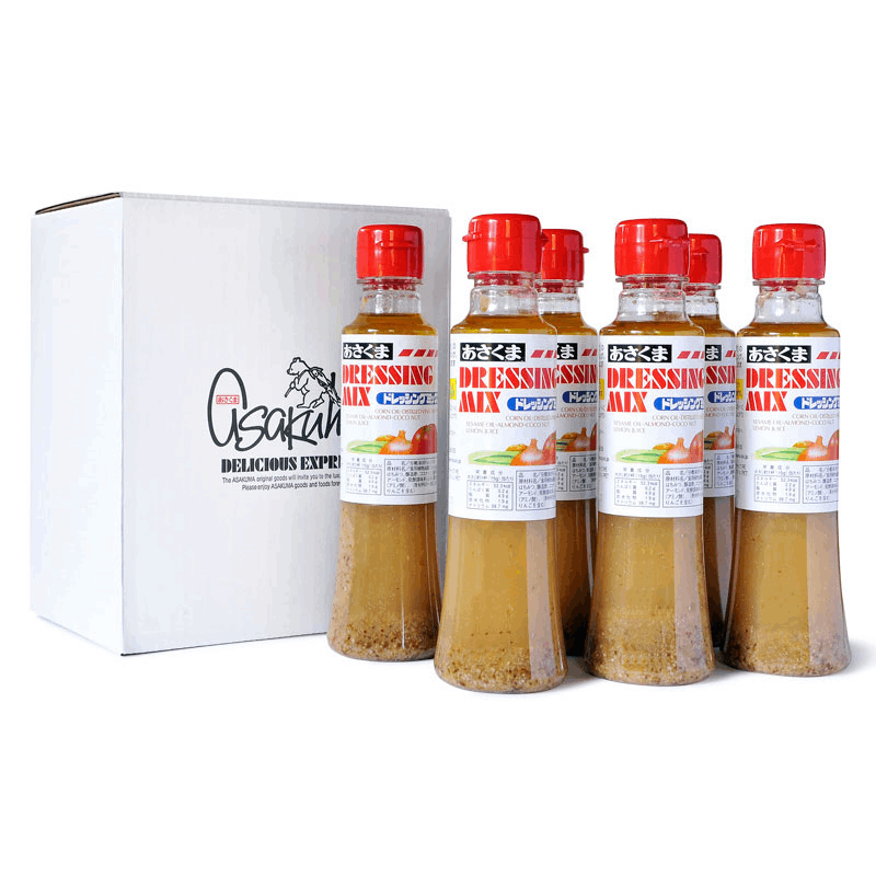【あさくま】オリジナルドレッシング(200ml×6本)
