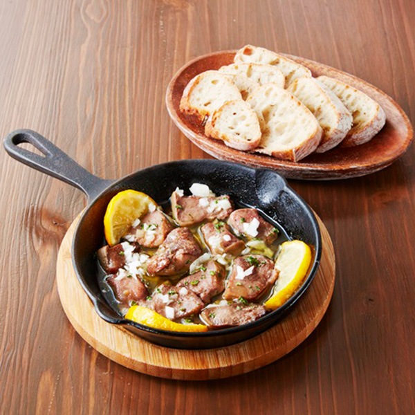 【レストランノワドココ】たんのアフィージョ・バーニャカウダ風