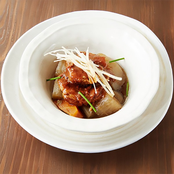 【レストランノワドココ】French山椒味噌煮込み豚軟骨