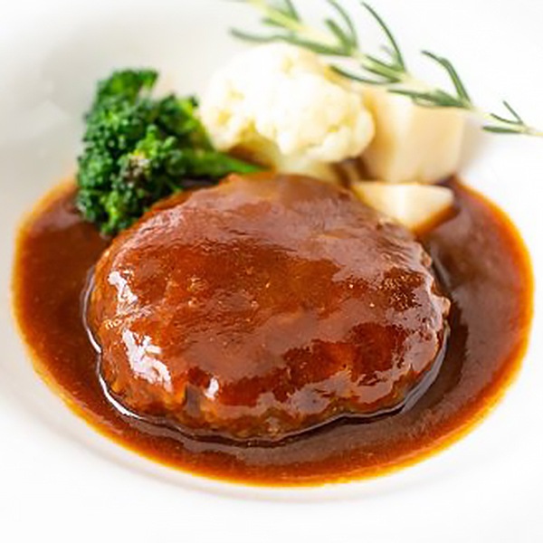 【レストランノワドココ】黒毛和牛肉100%の煮込みハンバーグ6個