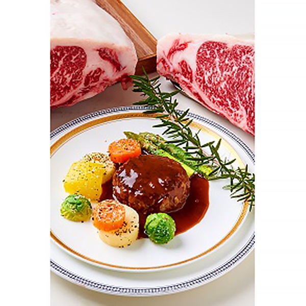 【レストランノワドココ】黒毛和牛肉100%の煮込みハンバーグ6個